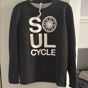 lululemon size 6 SoulCycle Black Long Sleeve Shirt
